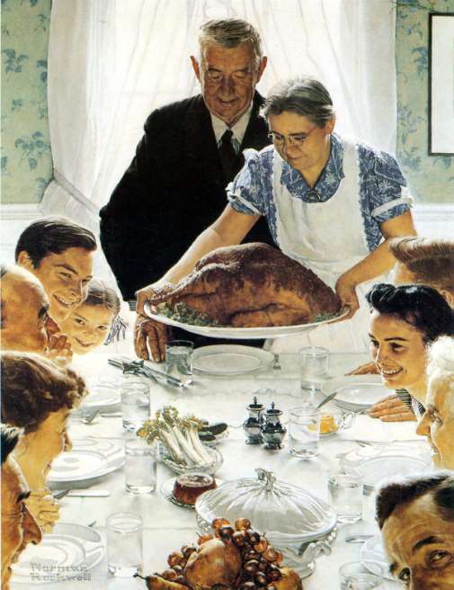Norman Rockwell - Freedom From Want